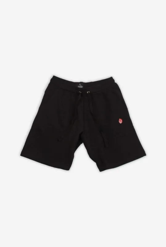Hoop Dreams Patch Shorts - Black sold by Peace-Collective