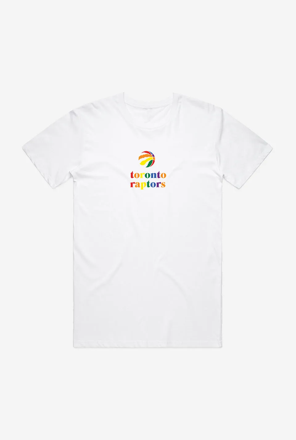 Toronto Raptors Pride T-Shirt - White sold by Peace-Collective