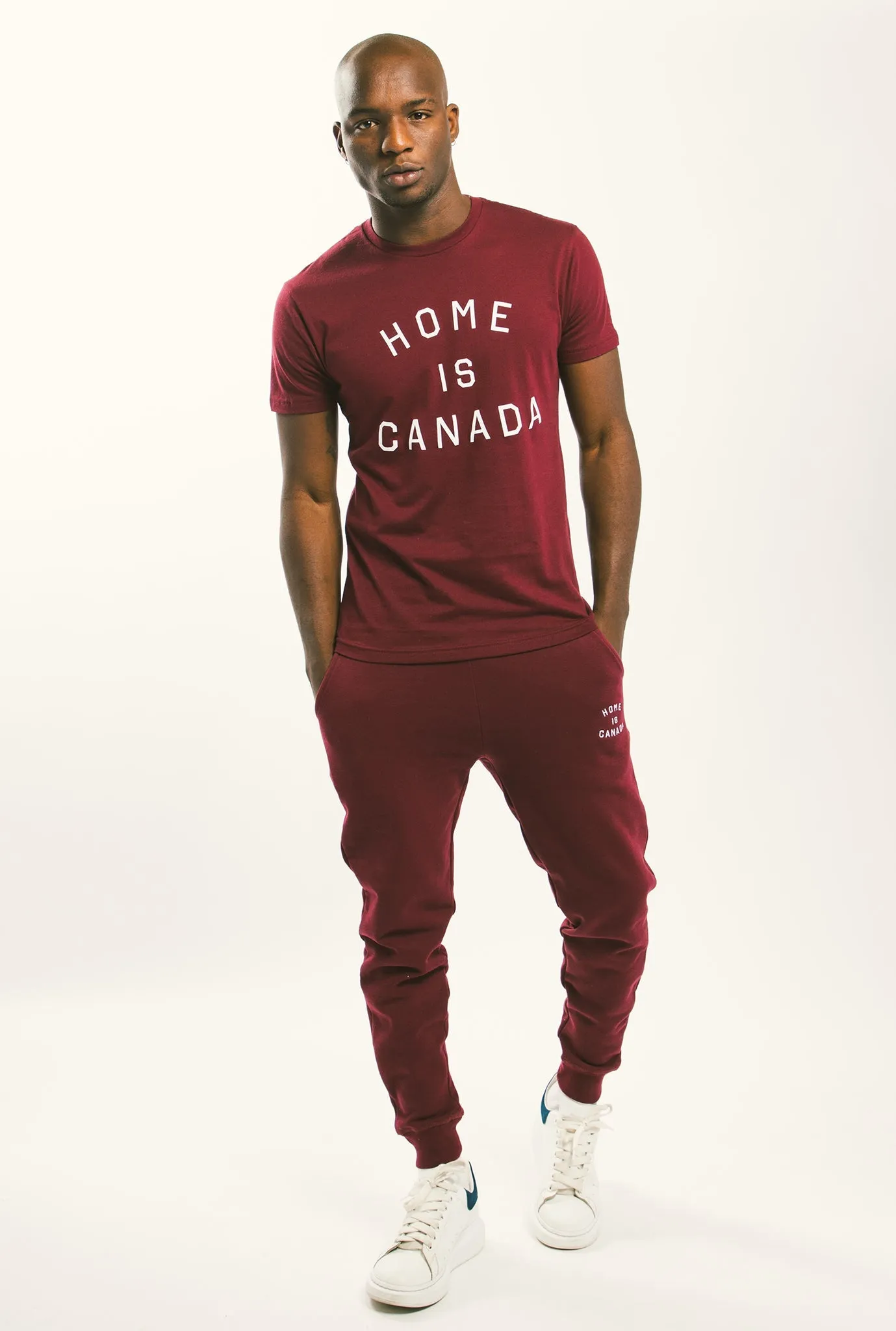 Home is Canada T-Shirt - Maroon sold by Peace-Collective product image thumbnail 3