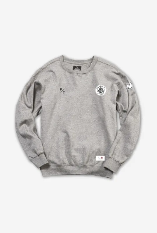TFC Emblem Crewneck - Grey sold by Peace-Collective