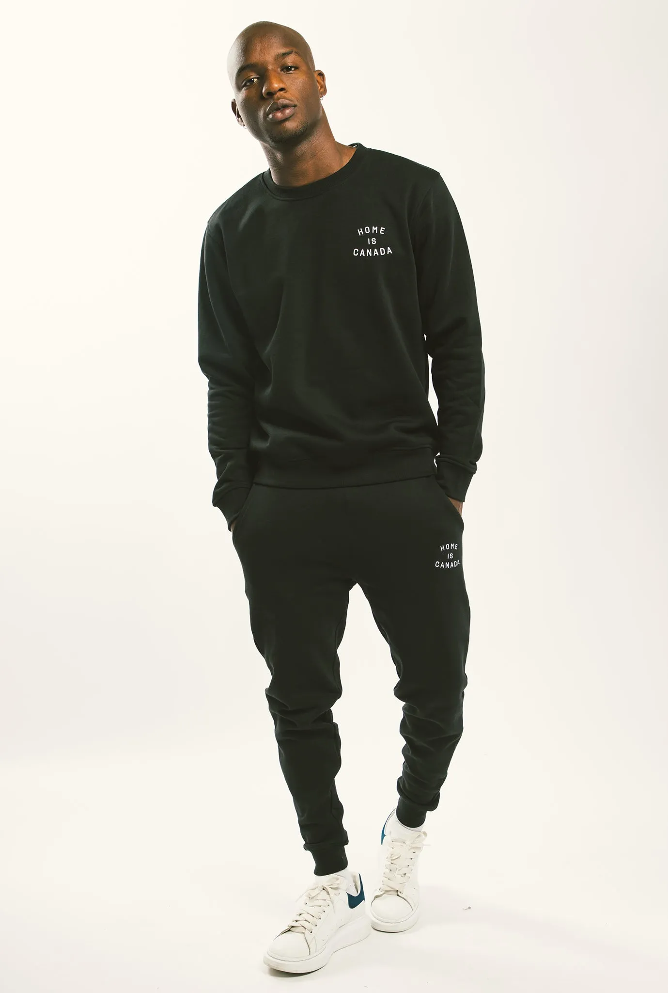 Home is Canada Crescent Crewneck - Black sold by Peace-Collective product image thumbnail 3