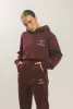 Home is Canada Crescent Cropped Hoodie - Maroon sold by Peace-Collective