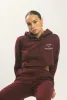 Home is Canada Crescent Cropped Hoodie - Maroon sold by Peace-Collective