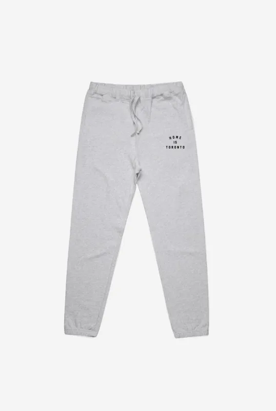 Home is Toronto Jogger - Grey sold by Peace-Collective