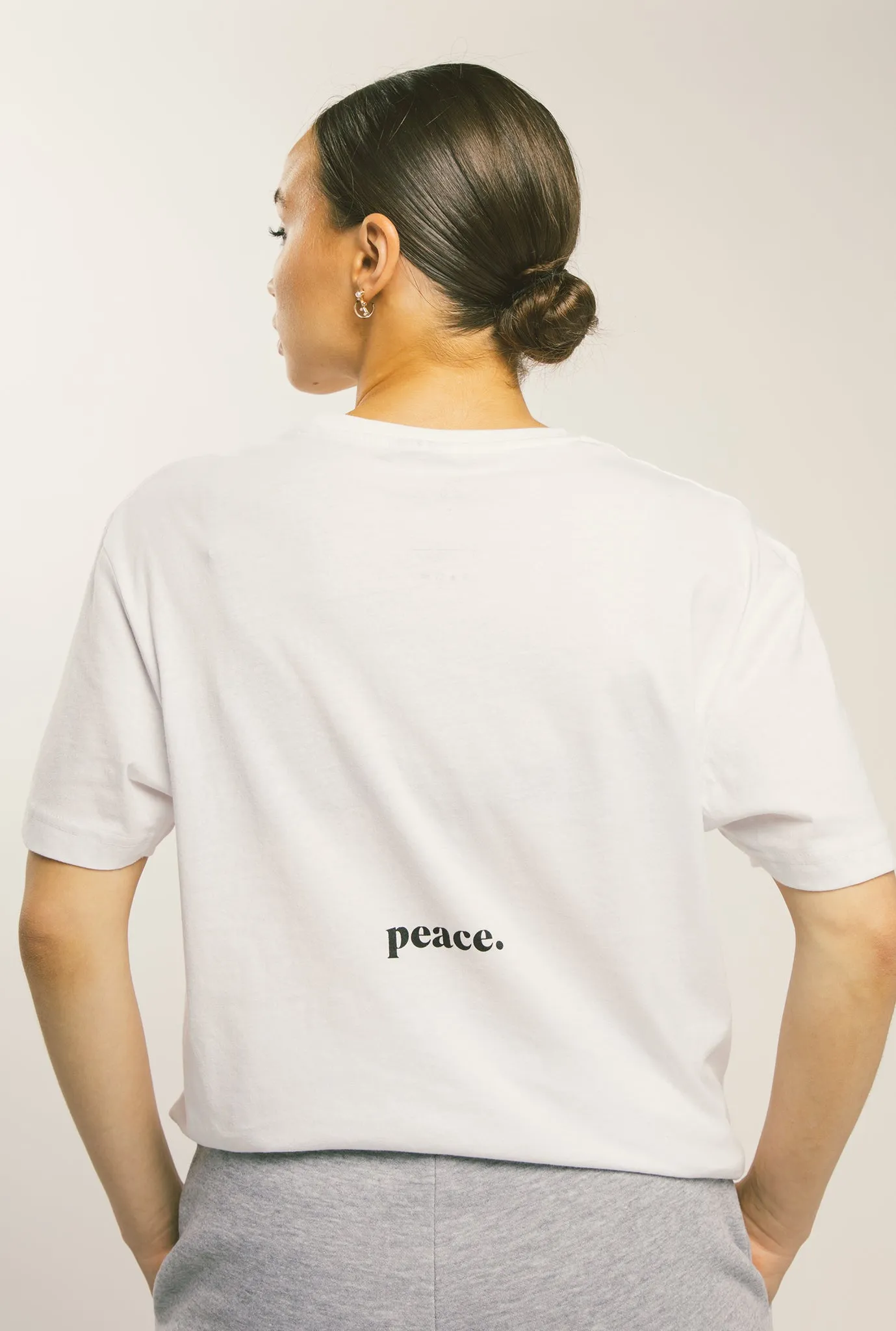 Peace Essentials T-Shirt - White sold by Peace-Collective product image thumbnail 2