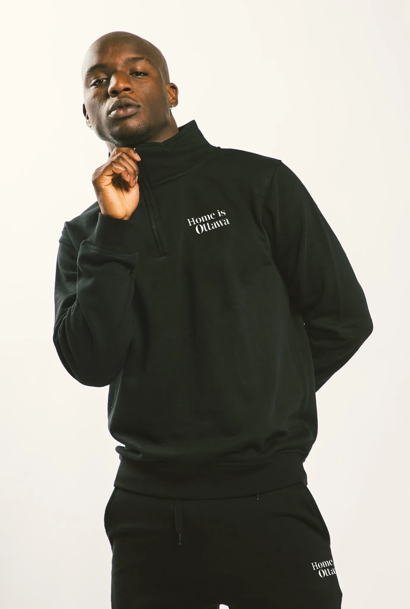 Home is Ottawa Quarter Zip Black sold by Peace-Collective product image thumbnail 2