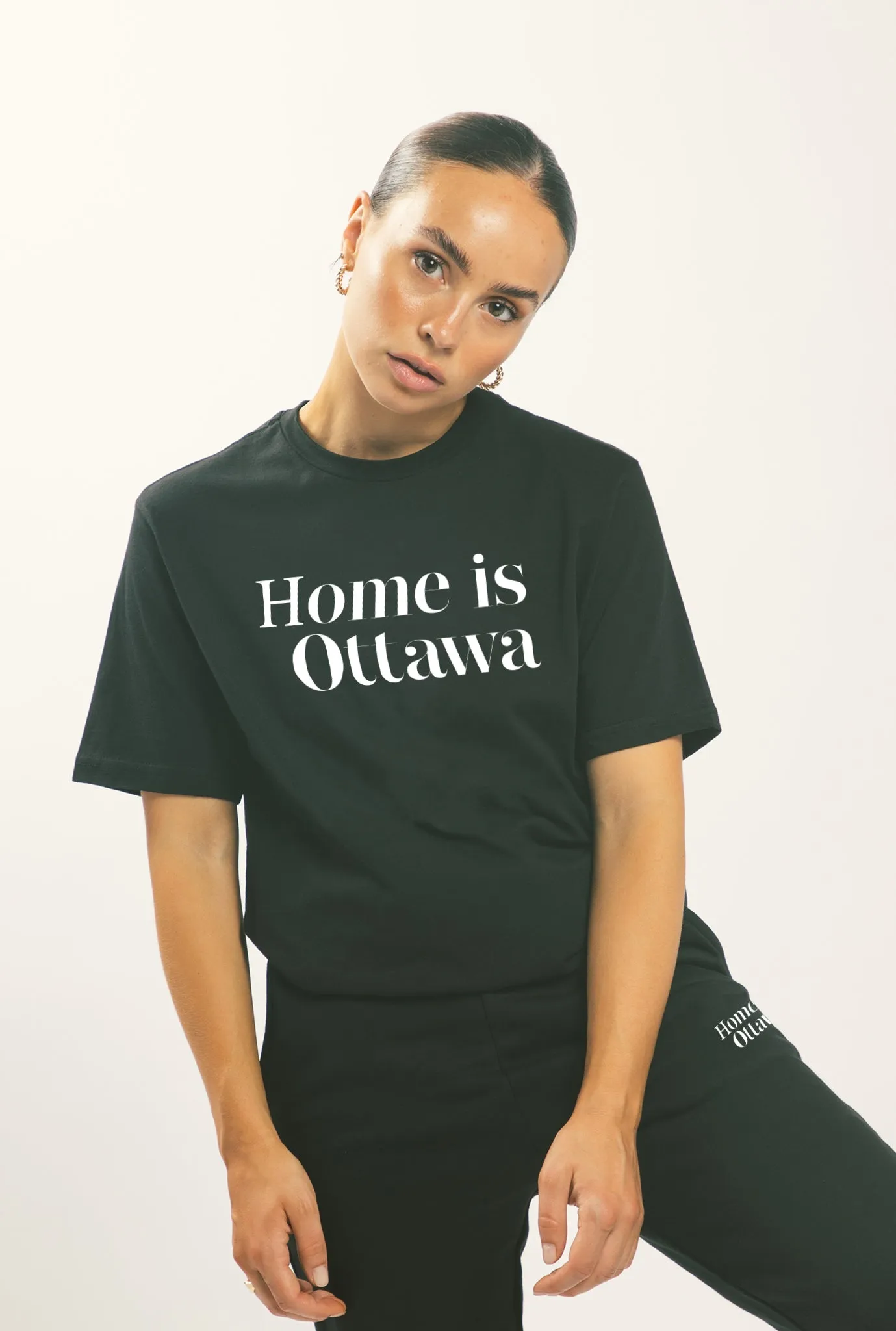 Home is Ottawa T Shirt Black sold by Peace-Collective product image thumbnail 2
