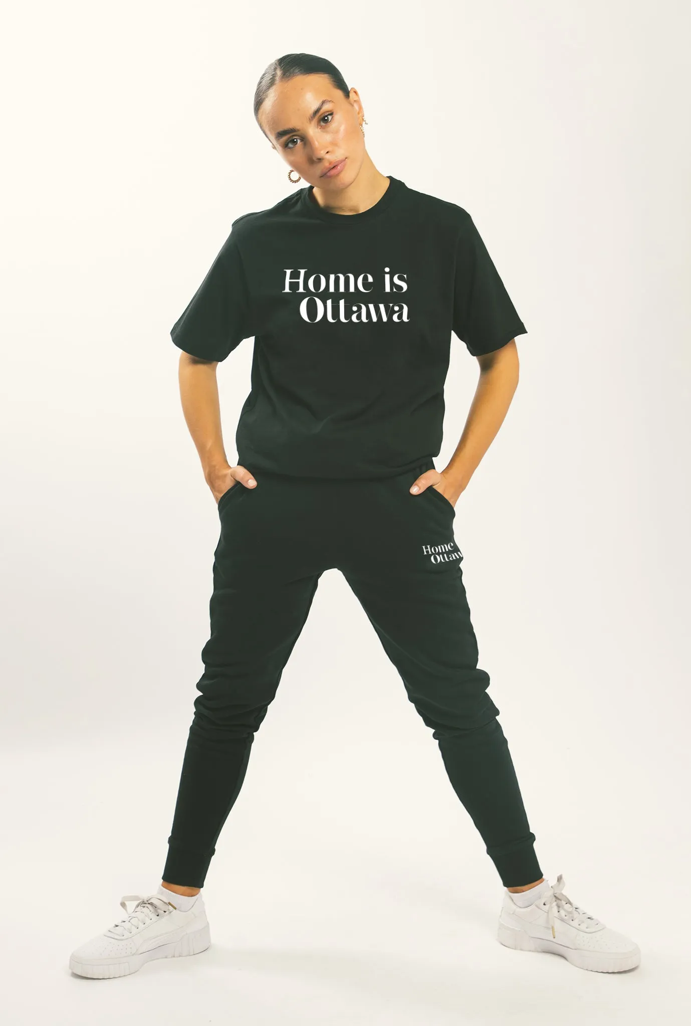 Home is Ottawa T Shirt Black sold by Peace-Collective product image thumbnail 3
