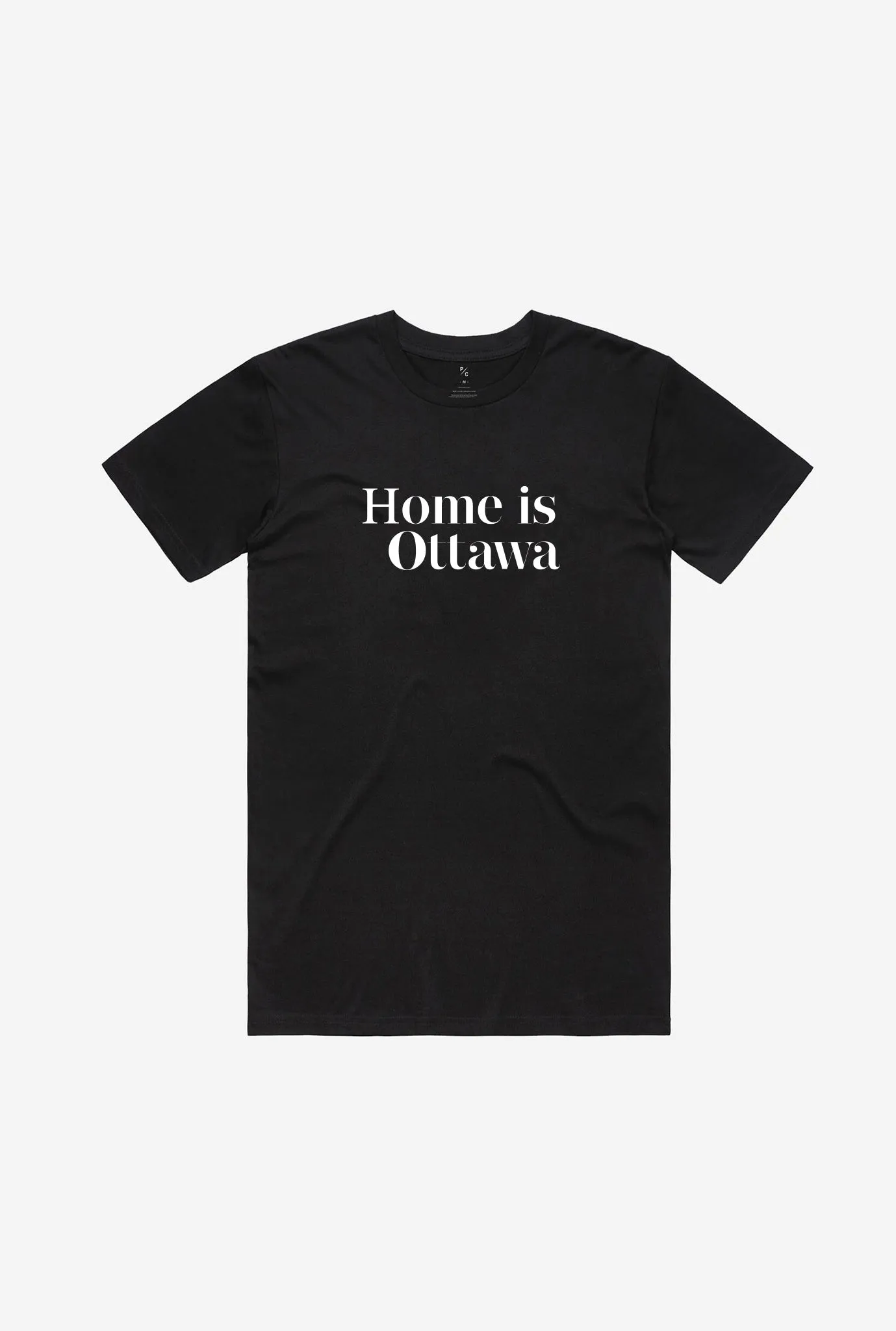 Home is Ottawa T Shirt Black sold by Peace-Collective