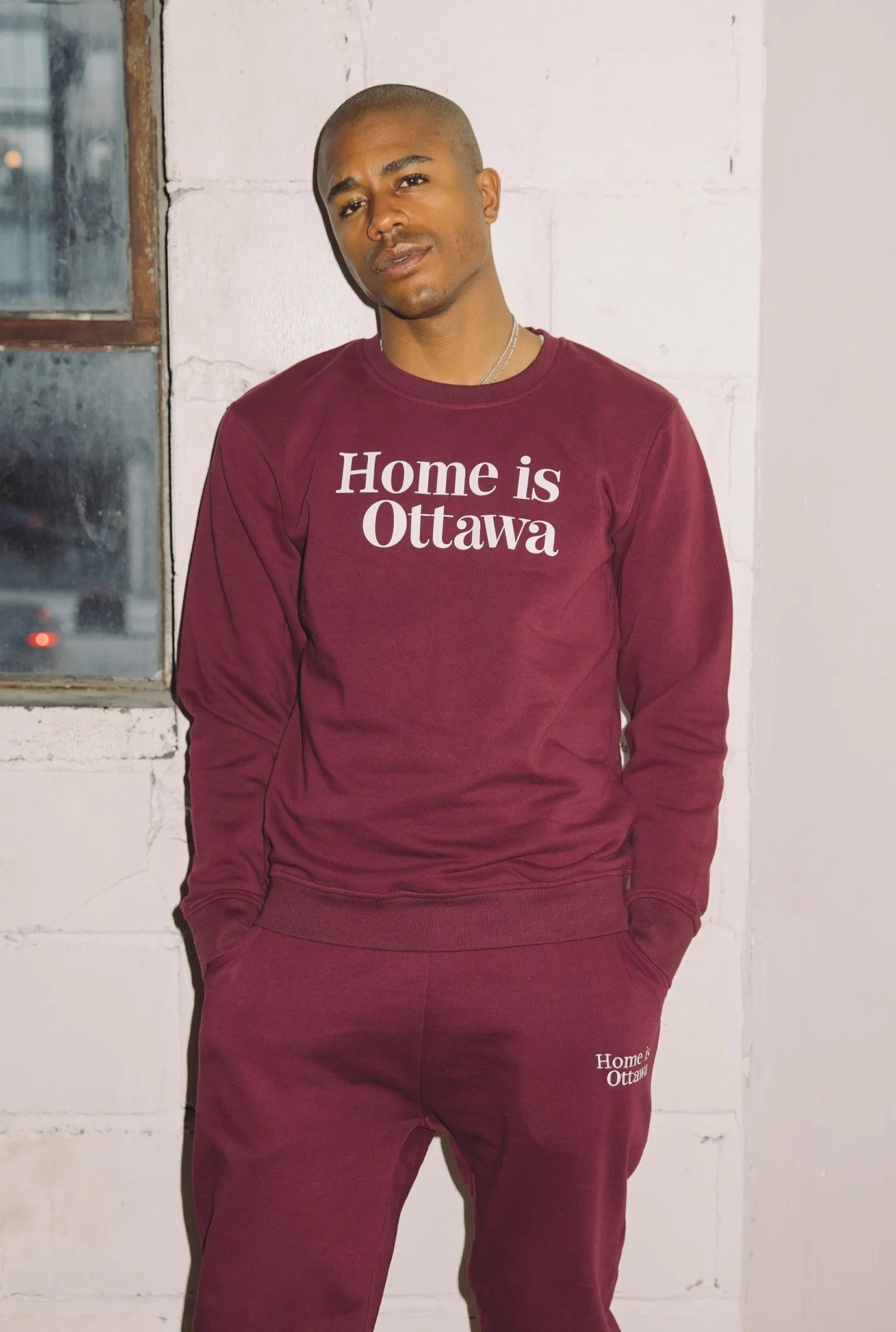 Home is Ottawa Crewneck - Maroon sold by Peace-Collective product image thumbnail 3
