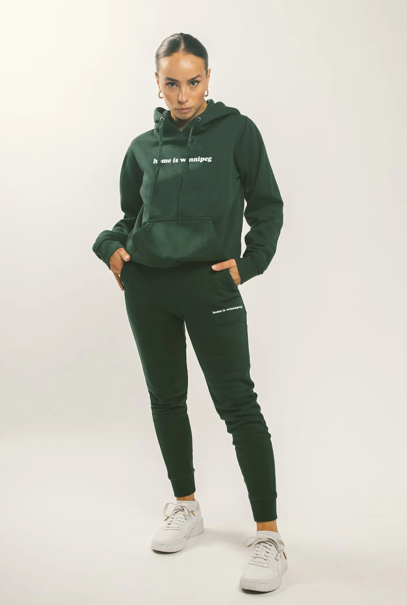 Home is Winnipeg Jogger - Forest Green sold by Peace-Collective product image thumbnail 2