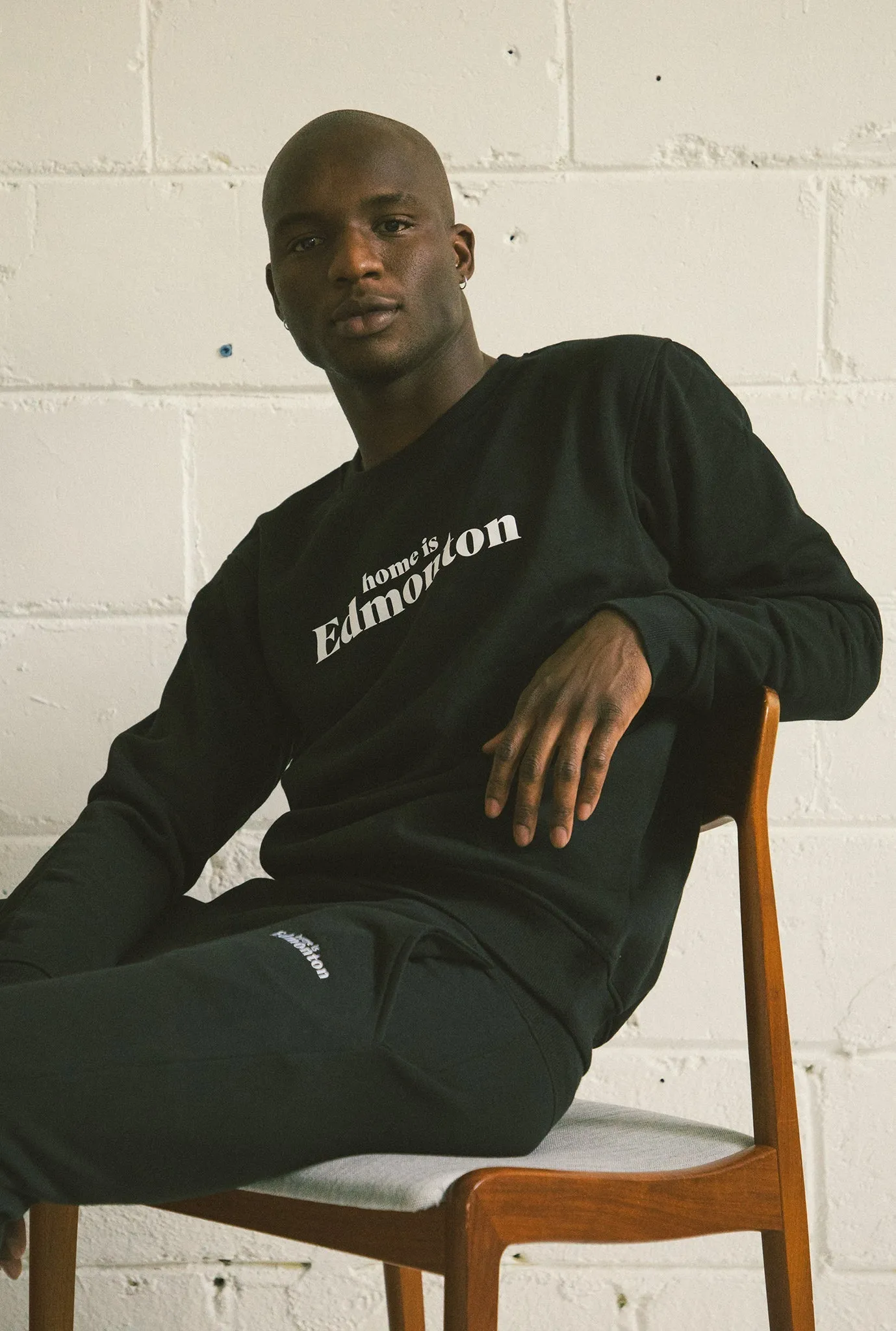 Home is Edmonton Jogger Black sold by Peace-Collective product image thumbnail 3