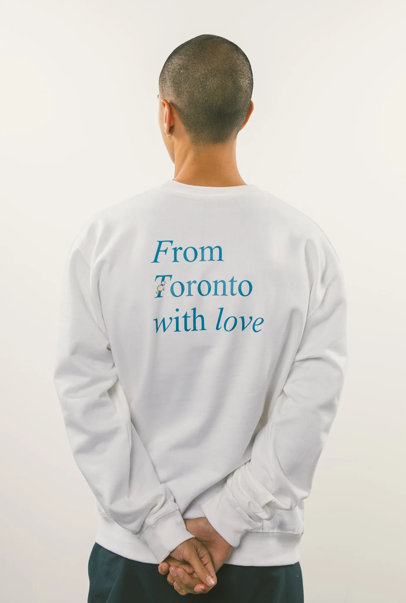 From Toronto with Love Floral Crewneck - White sold by Peace-Collective product image thumbnail 2