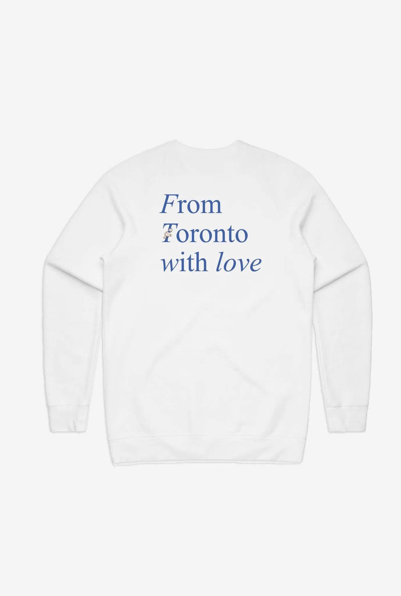 From Toronto with Love Floral Crewneck - White sold by Peace-Collective product image thumbnail 4