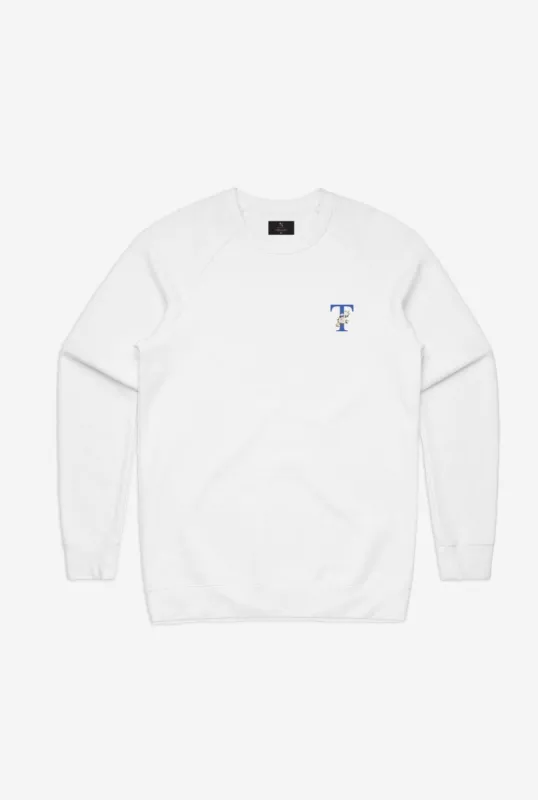 From Toronto with Love Floral Crewneck - White sold by Peace-Collective