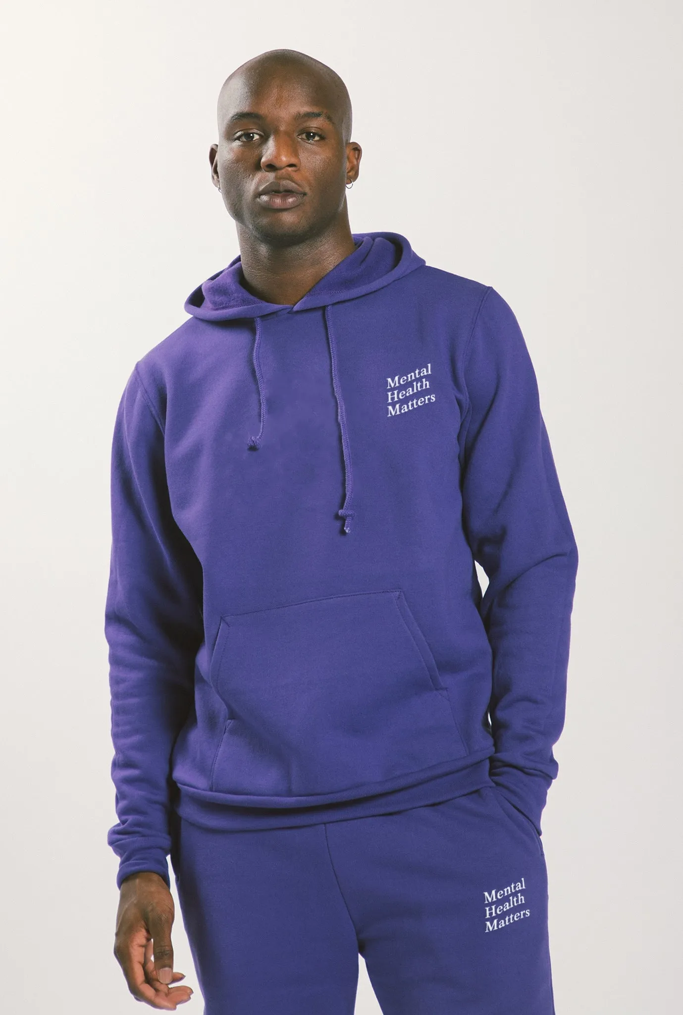 Mental Health Matters Hoodie - Purple sold by Peace-Collective product image thumbnail 5