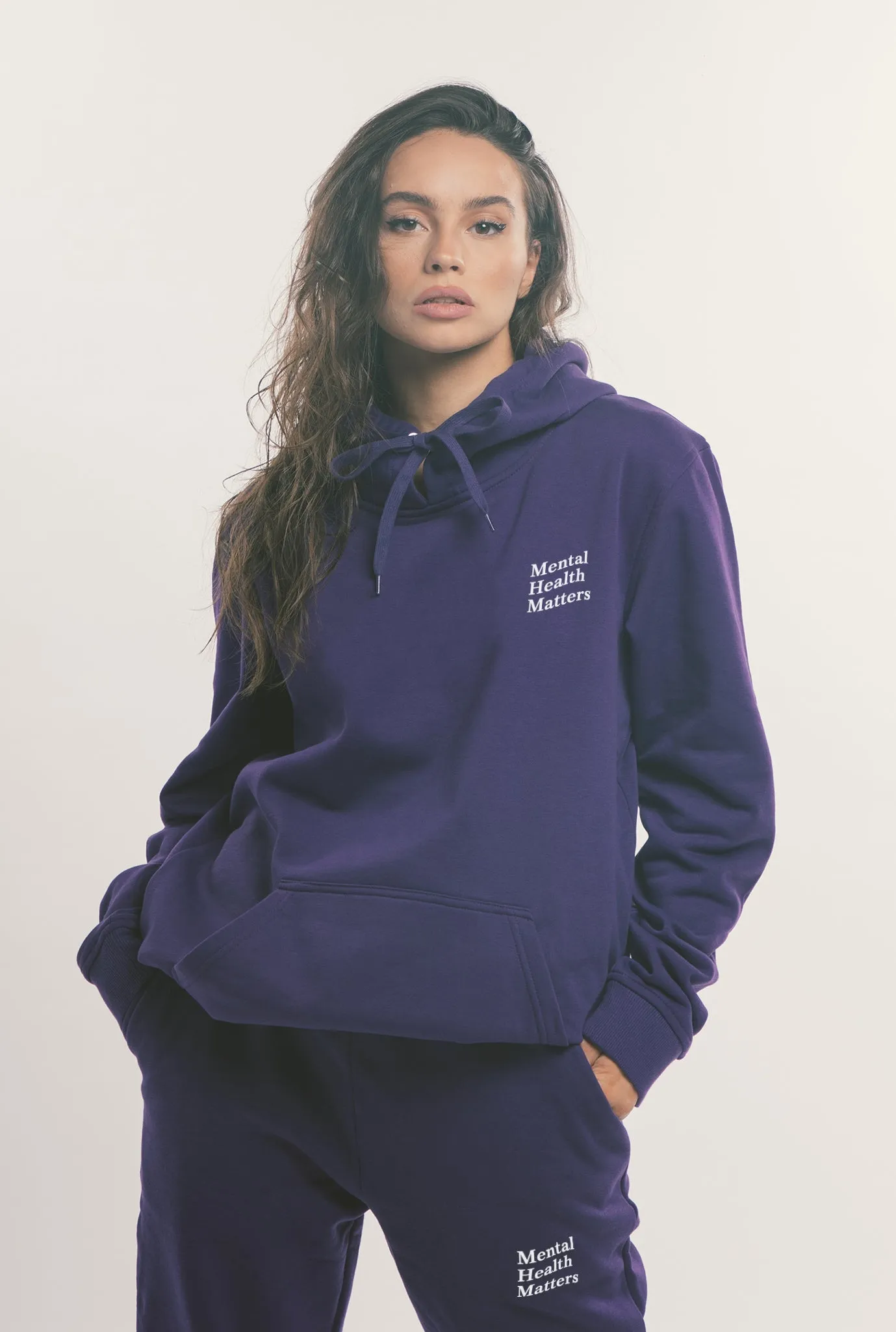 Mental Health Matters Hoodie - Purple sold by Peace-Collective product image thumbnail 2