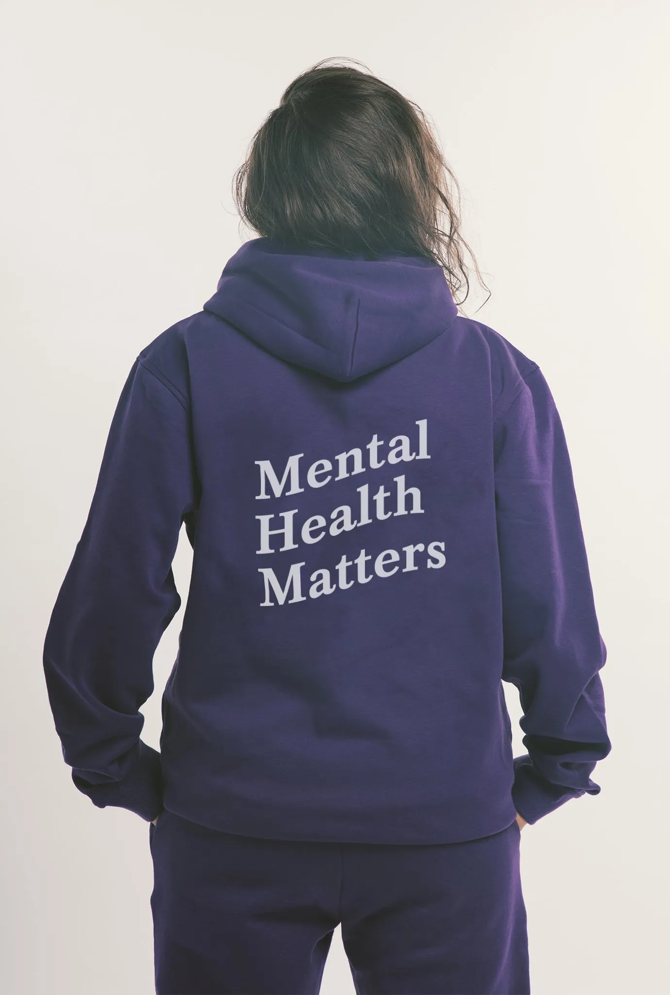 Mental Health Matters Hoodie - Purple sold by Peace-Collective product image thumbnail 4