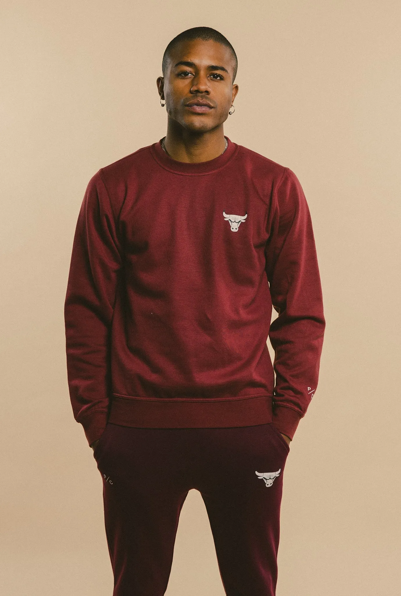 Chicago Bulls Logo Crewneck - Maroon sold by Peace-Collective product image thumbnail 2