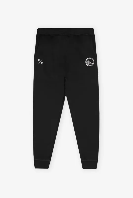 Golden State Warriors Logo Jogger - Black sold by Peace-Collective