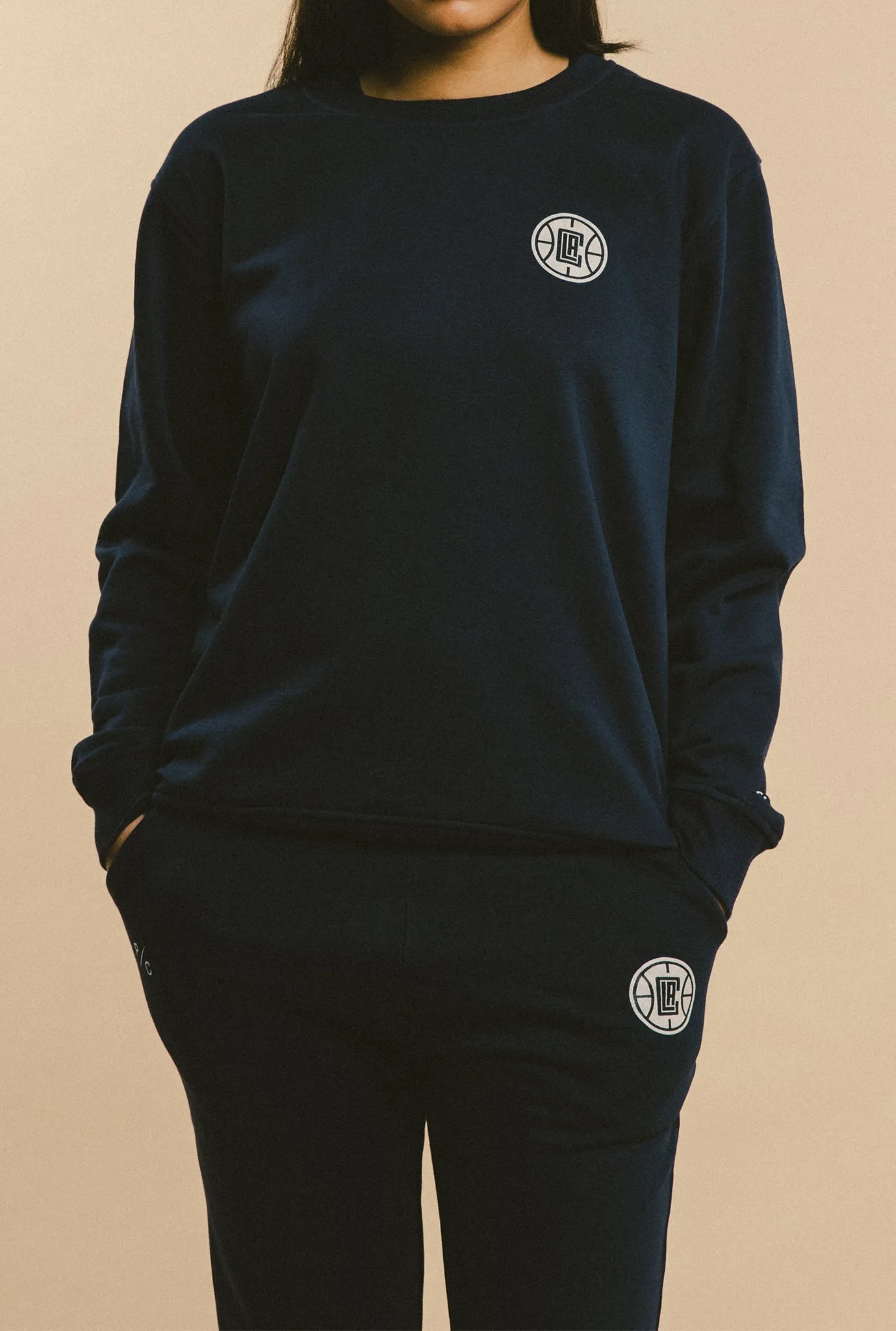 Los Angeles Clippers Logo Crewneck - Navy sold by Peace-Collective product image thumbnail 4