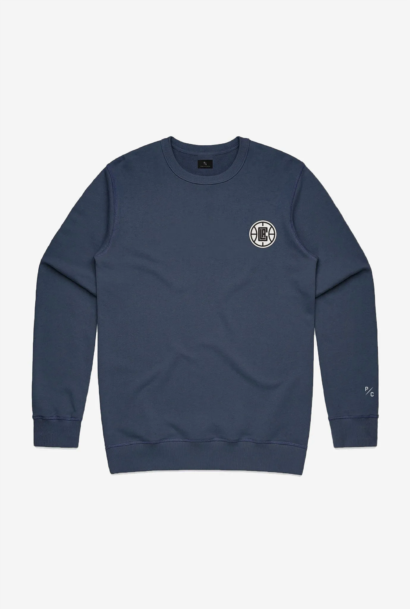 Los Angeles Clippers Logo Crewneck - Navy sold by Peace-Collective