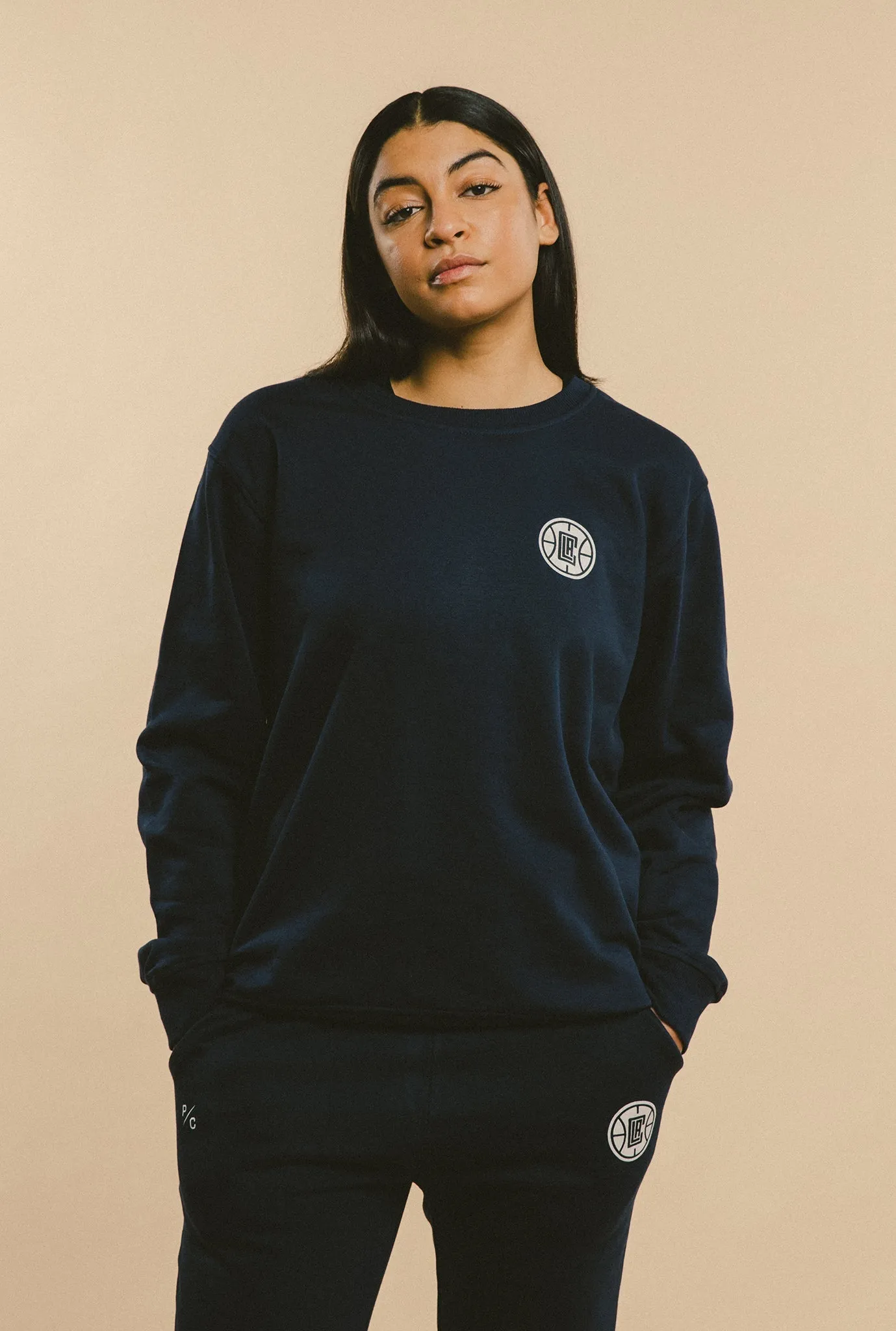 Los Angeles Clippers Logo Crewneck - Navy sold by Peace-Collective product image thumbnail 2