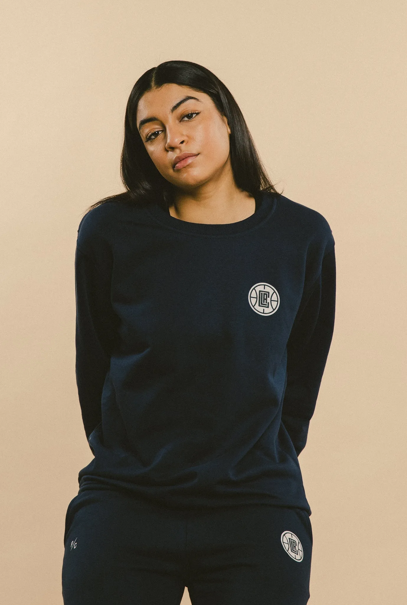 Los Angeles Clippers Logo Crewneck - Navy sold by Peace-Collective product image thumbnail 3
