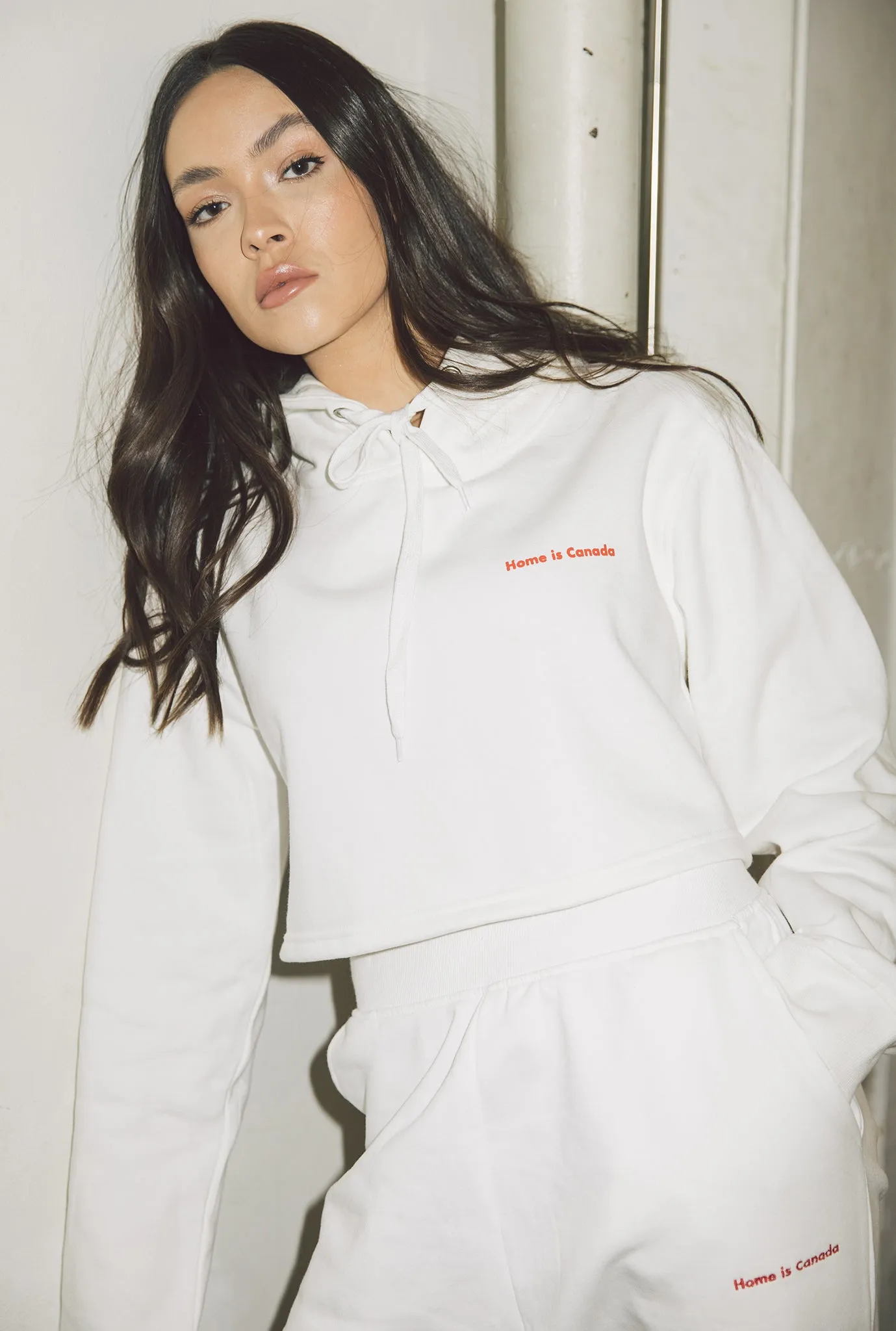 Home is Canada Minimal Jogger - White sold by Peace-Collective product image thumbnail 2