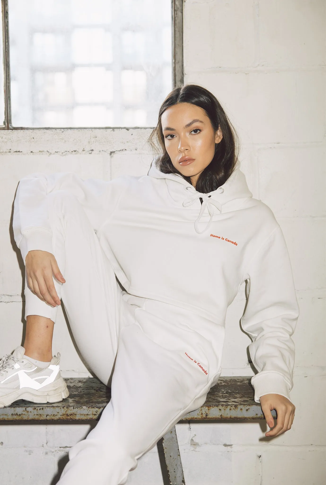 Home is Canada Minimal Jogger - White sold by Peace-Collective product image thumbnail 3