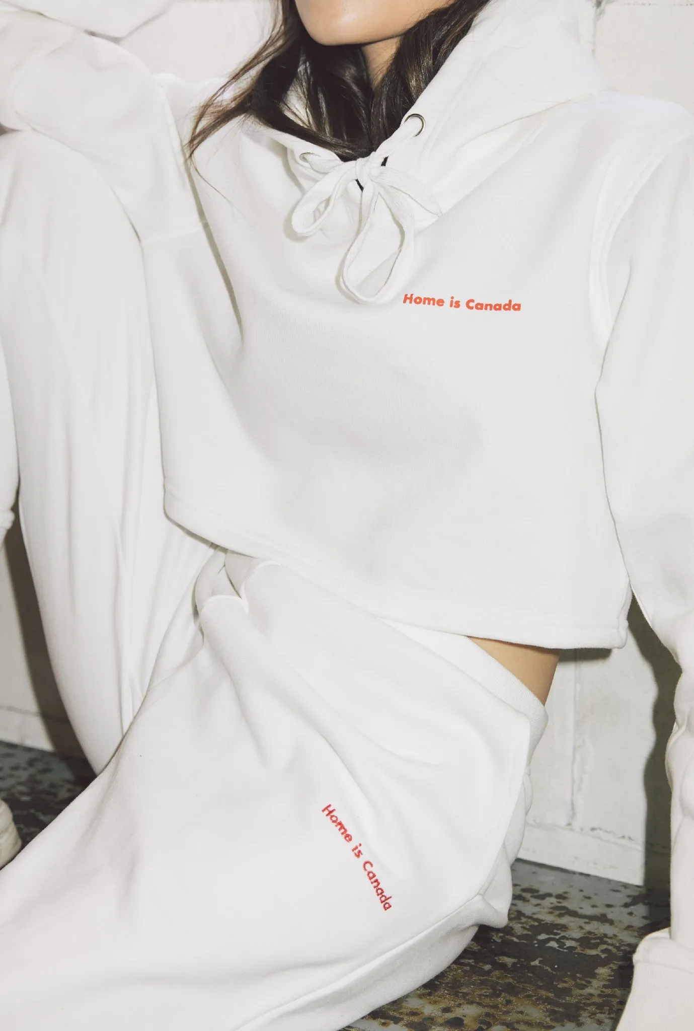 Home is Canada Minimal Jogger - White sold by Peace-Collective product image thumbnail 4