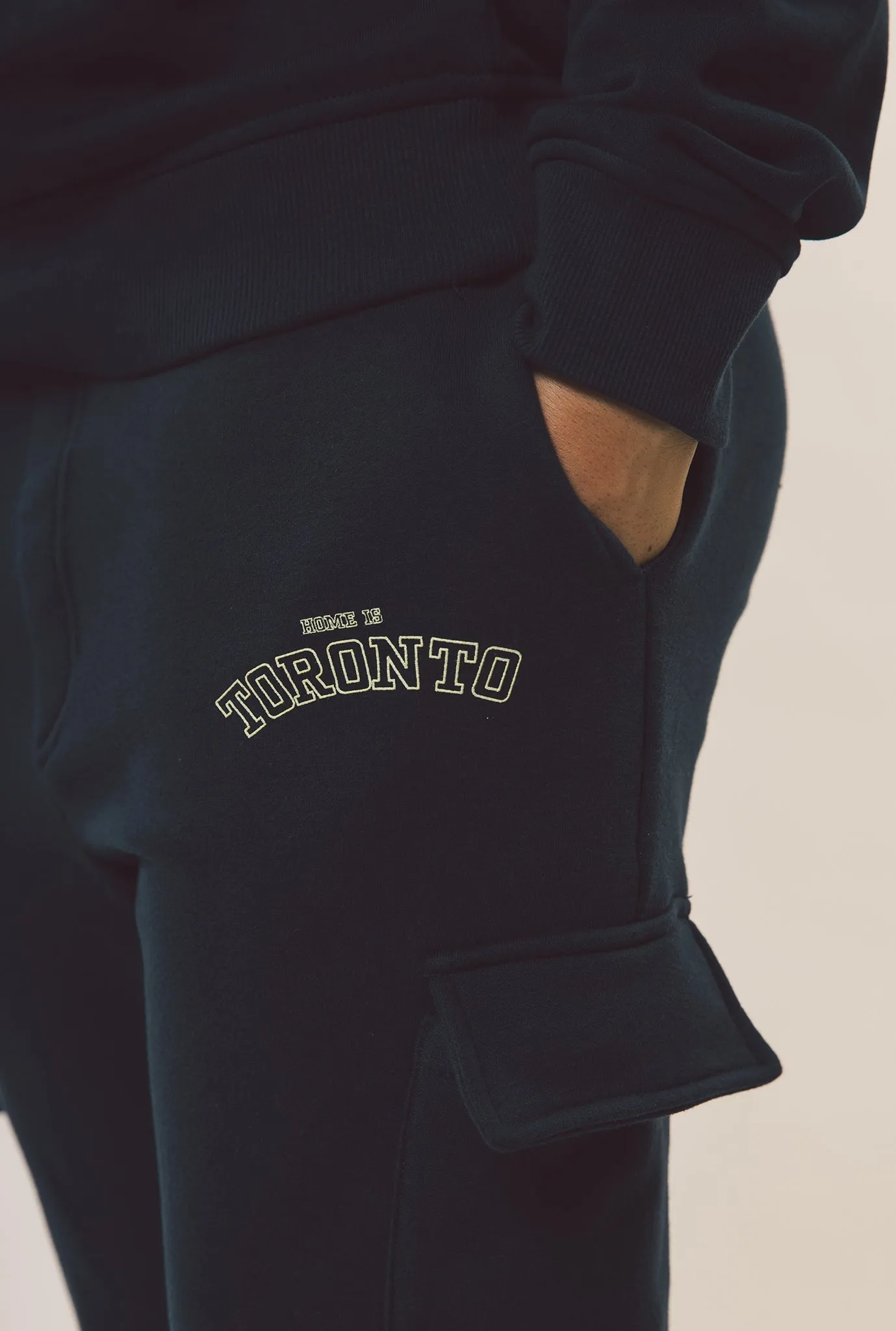 Home is Toronto Collegiate Cargo Jogger - Navy sold by Peace-Collective product image thumbnail 3