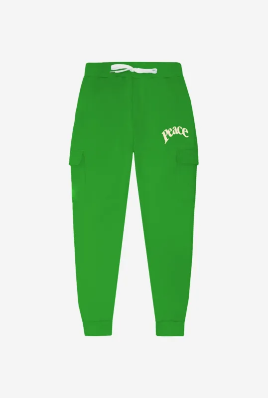 Peace Oversized Cargo Jogger - Kelly Green sold by Peace-Collective