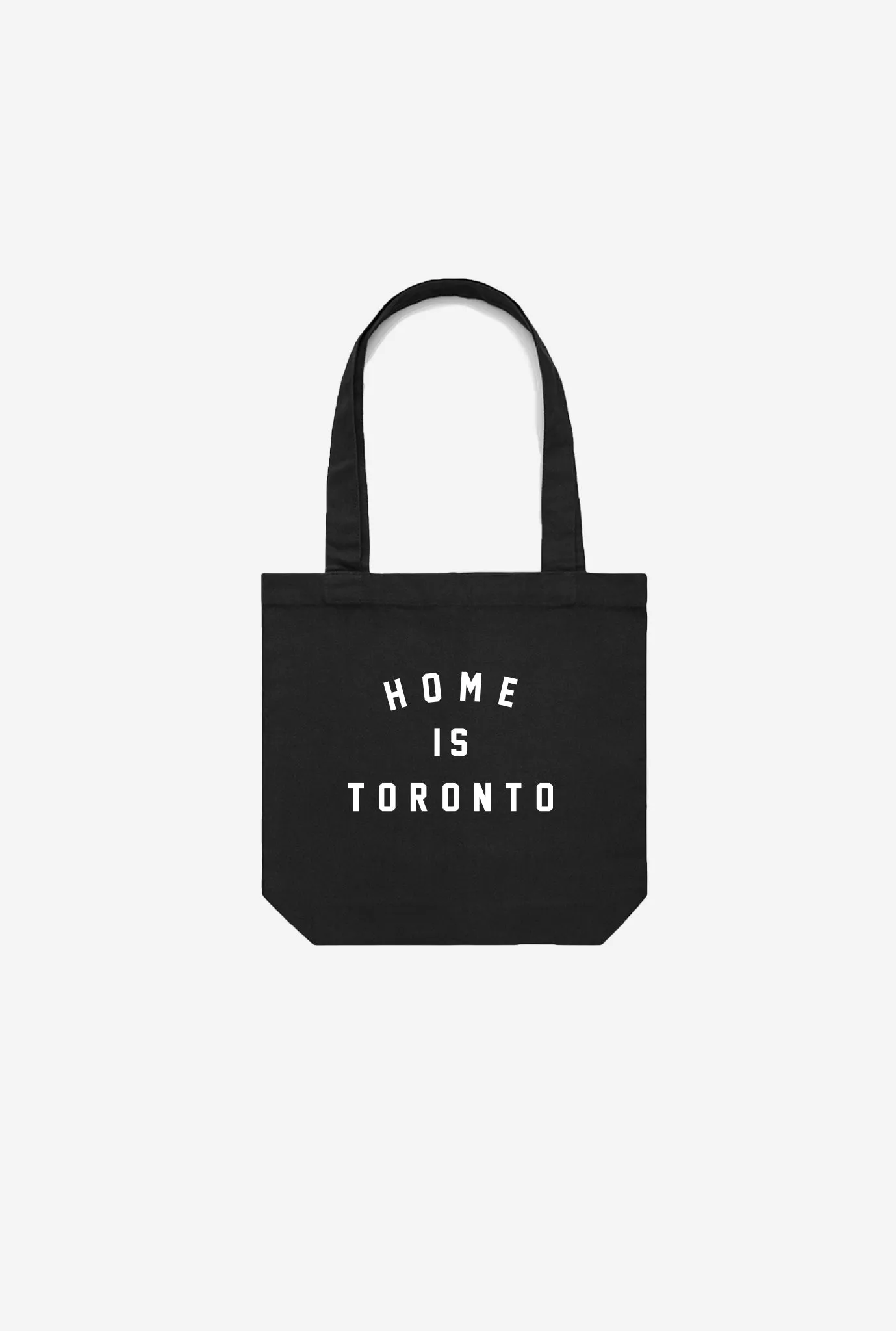 Home is Toronto Varsity Tote - Black sold by Peace-Collective