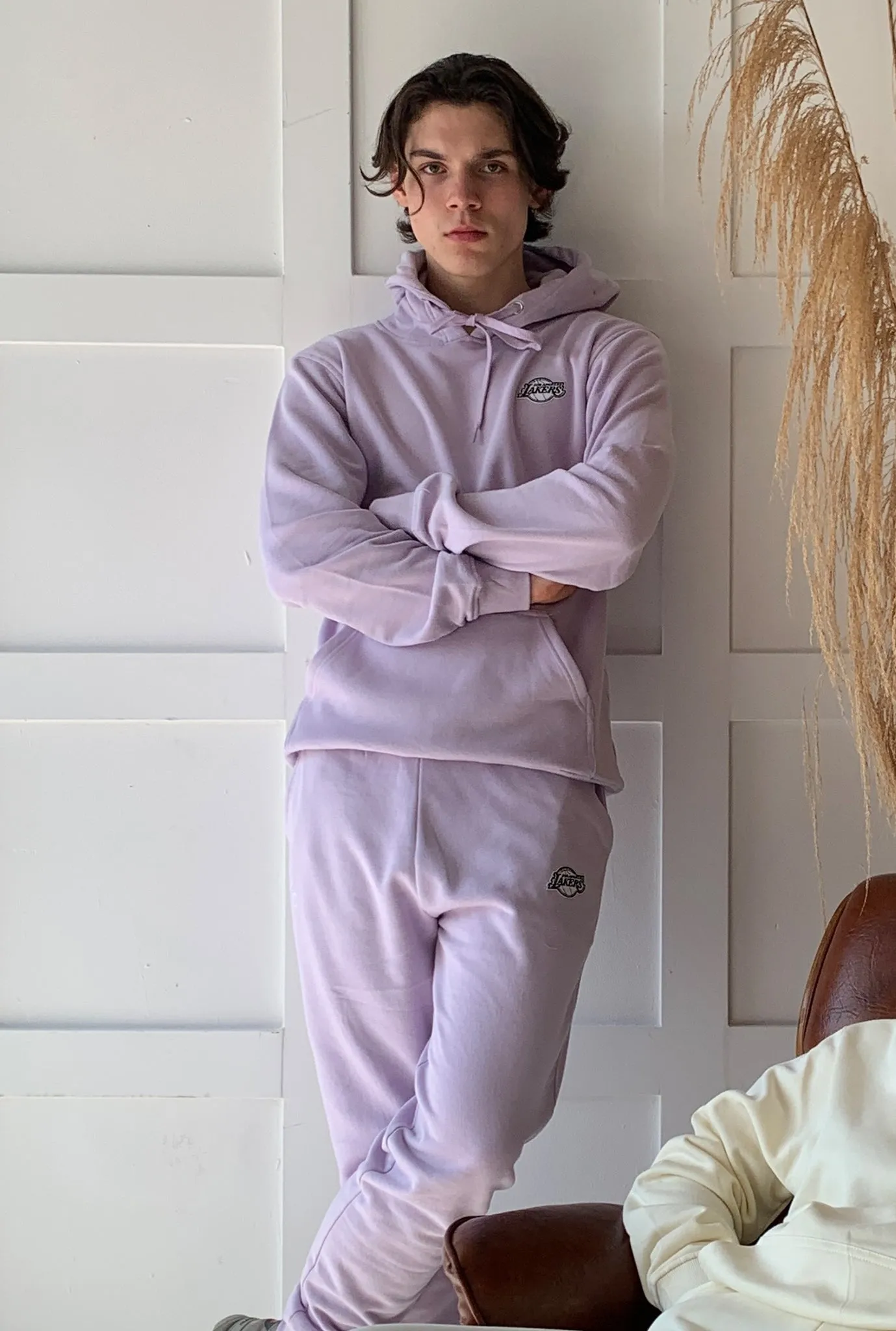 Los Angeles Lakers Logo Jogger - Lavender sold by Peace-Collective product image thumbnail 2