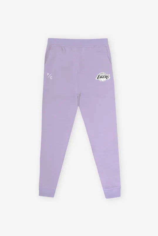 Los Angeles Lakers Logo Jogger - Lavender sold by Peace-Collective