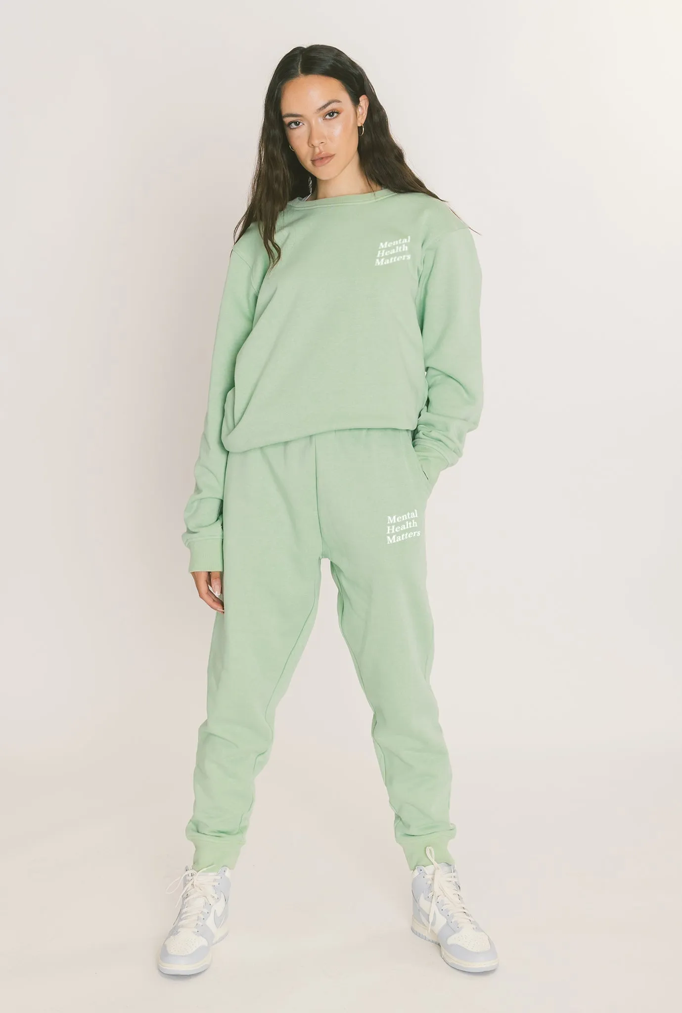 Mental Health Matters Jogger - Pastel Sage sold by Peace-Collective product image thumbnail 2