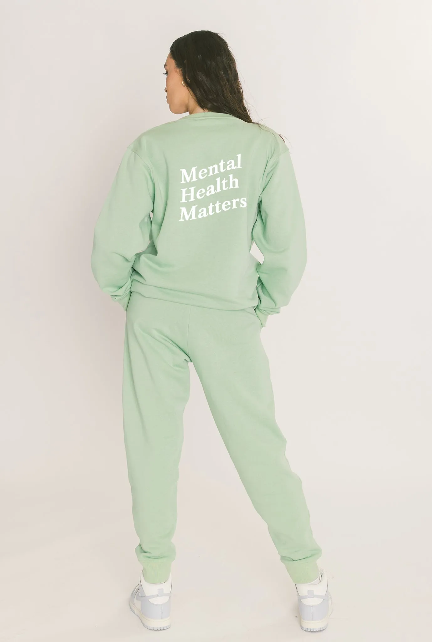 Mental Health Matters Jogger - Pastel Sage sold by Peace-Collective product image thumbnail 3