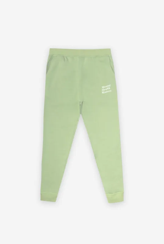Mental Health Matters Jogger - Pastel Sage sold by Peace-Collective