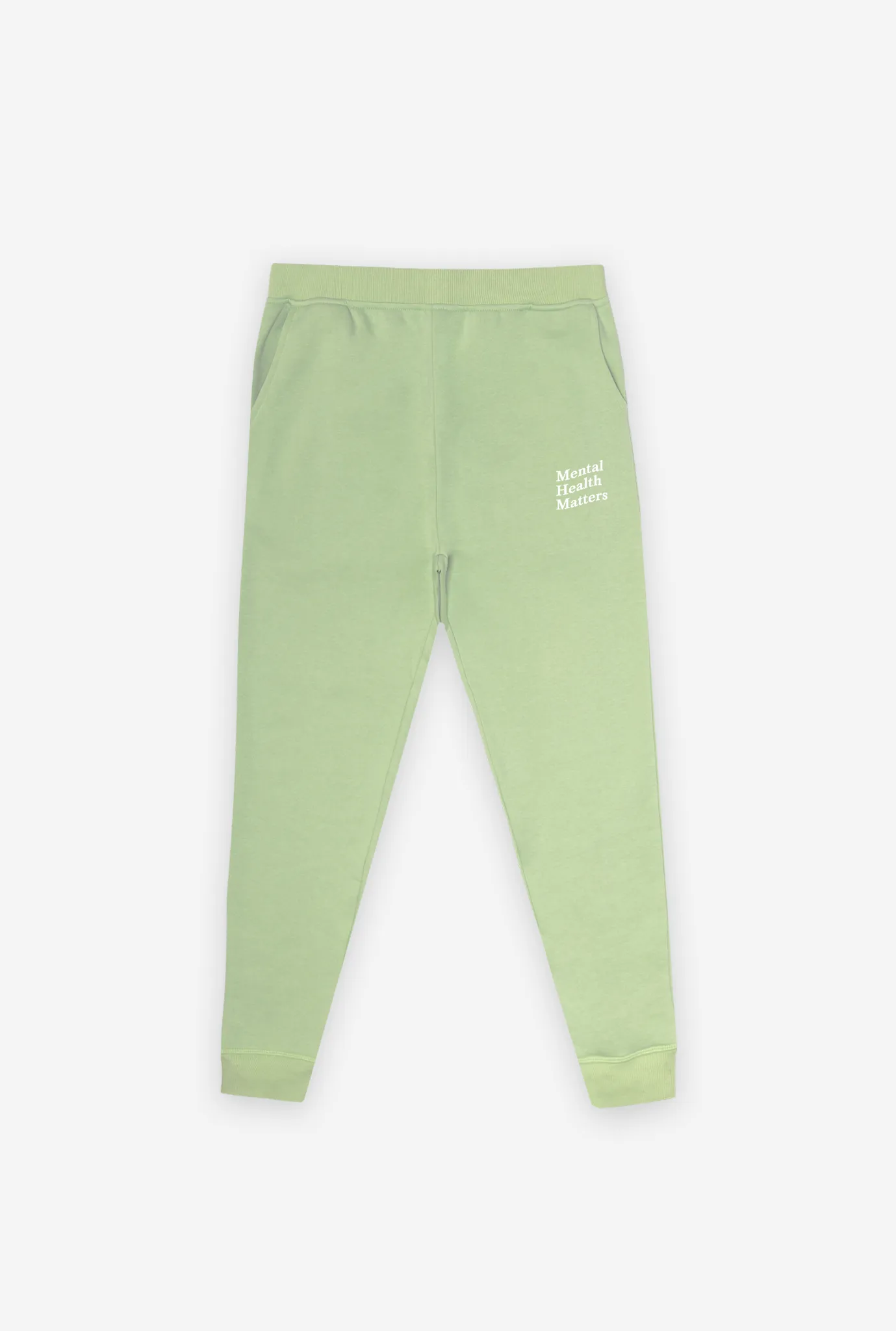 Mental Health Matters Jogger - Pastel Sage sold by Peace-Collective