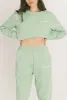 More Self Love Jogger - Pastel Sage sold by Peace-Collective