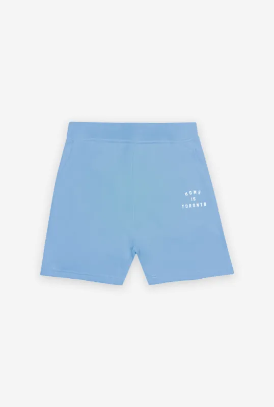 Home is Toronto Crescent Fleece Shorts - Vista Blue sold by Peace-Collective