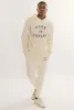 Home is Canada Crescent Jogger - Ivory sold by Peace-Collective