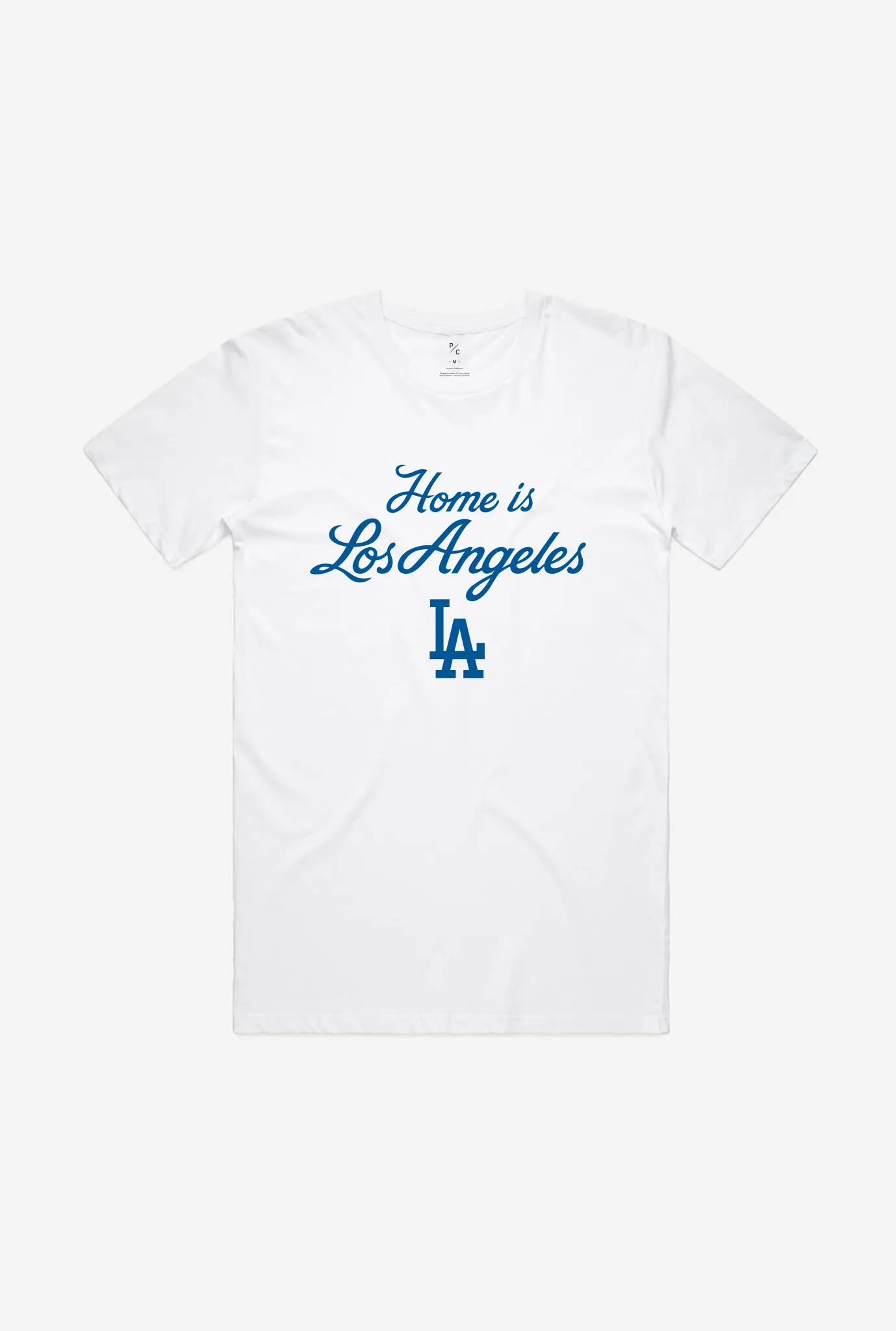 Home is LA Dodgers T-Shirt - White sold by Peace-Collective
