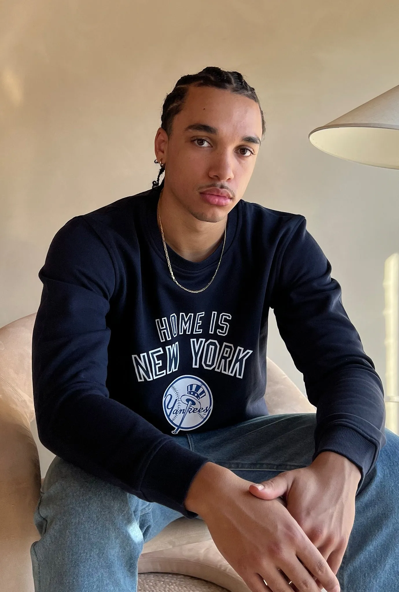 Home is New York Yankees Crewneck - Navy sold by Peace-Collective product image thumbnail 5