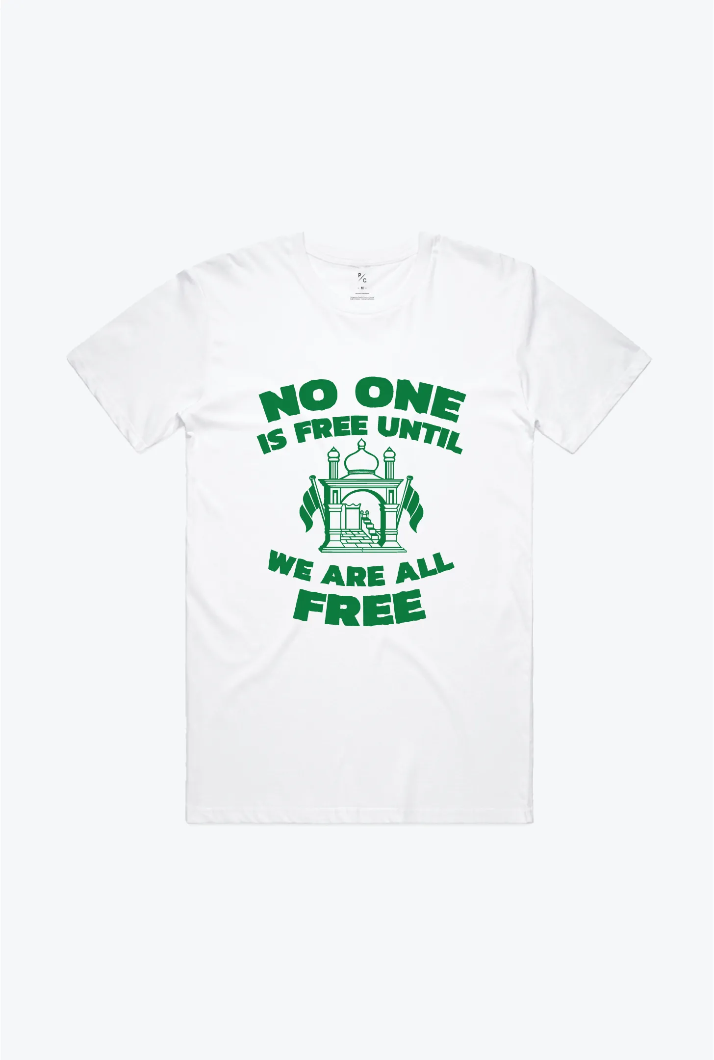 No One is Free Until We Are All Free' Afghanistan Aid T-Shirt sold by Peace-Collective