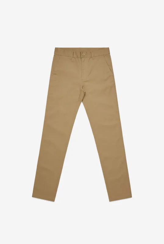 Peace Essentials Core Chino Pants - Khaki sold by Peace-Collective