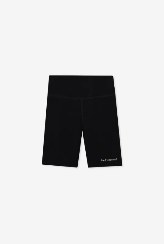 Feed Your Soul Movement™ Bike Shorts - Black sold by Peace-Collective