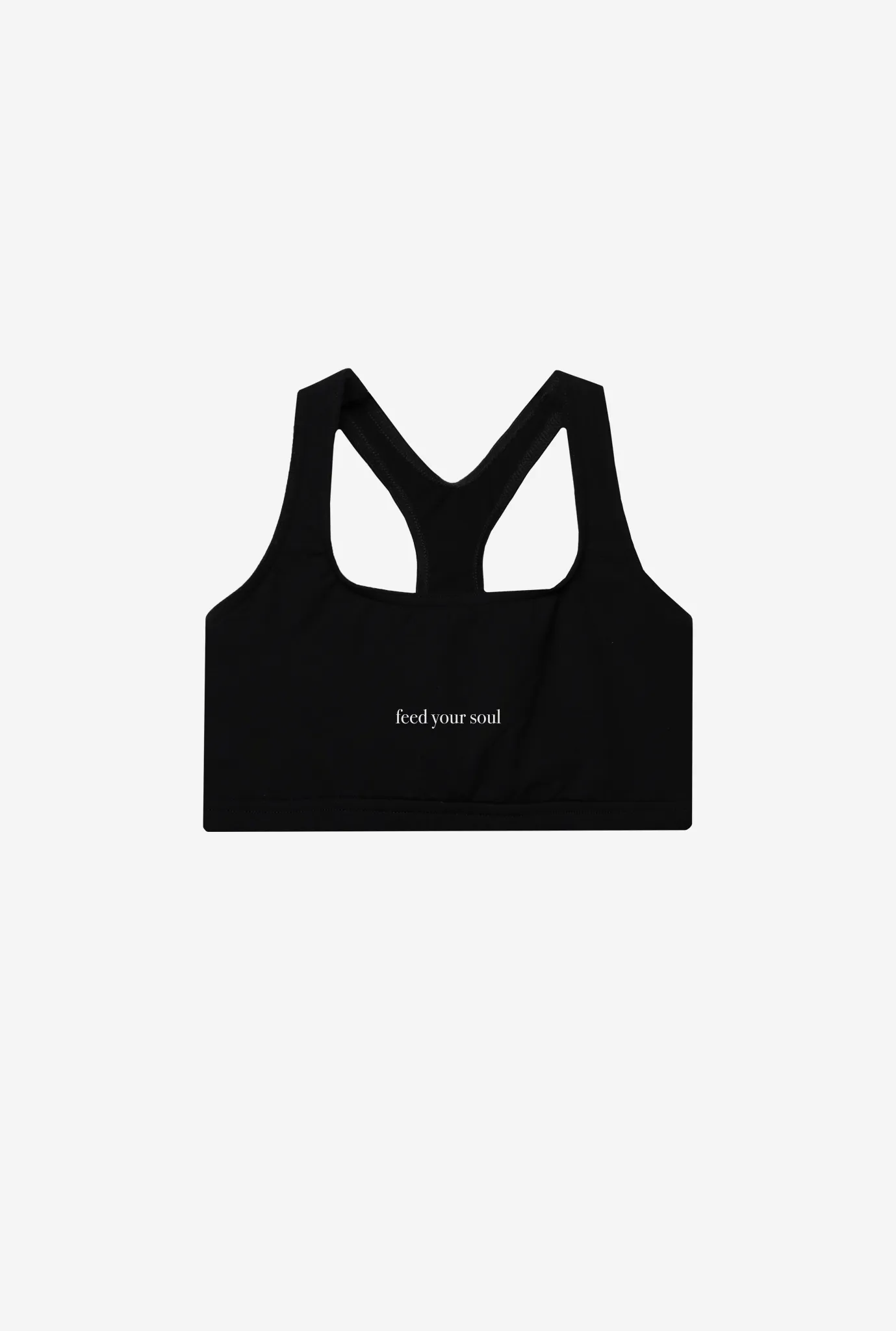 Feed Your Soul Movement™ Bra Top - Black sold by Peace-Collective