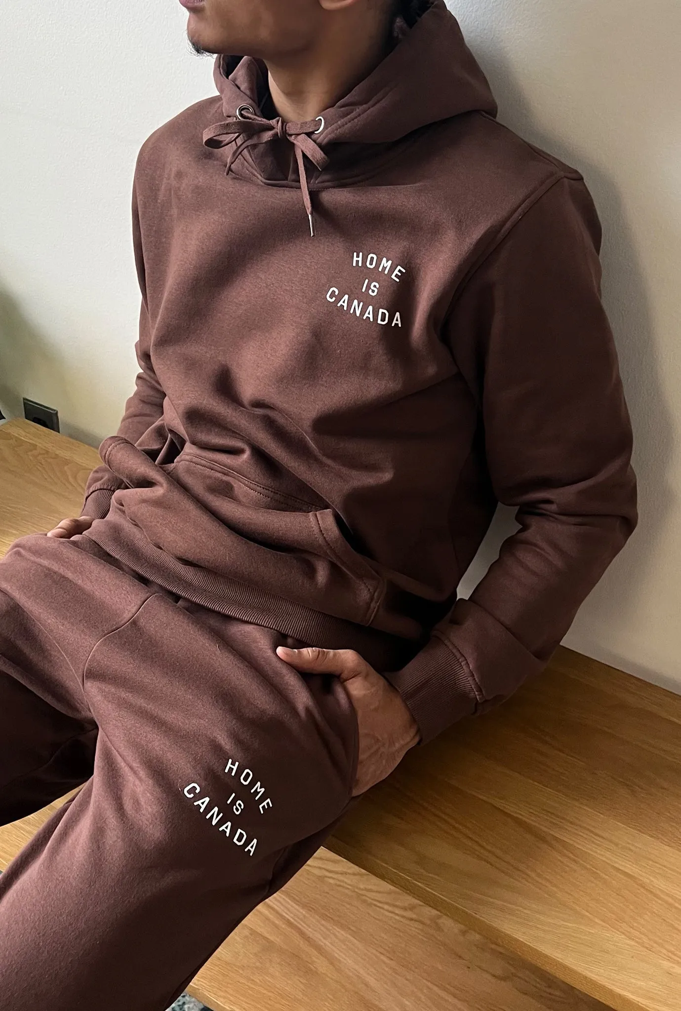 Home is Canada Crescent Hoodie - Espresso sold by Peace-Collective product image thumbnail 3